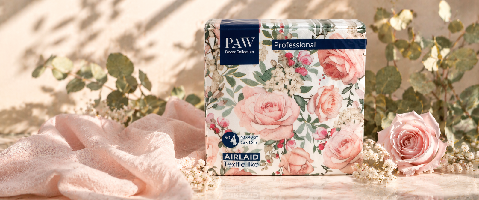 Elegancka aranżacja z florystycznym motywem