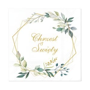 serwetki papierowe świąteczne "wesołych Świąt, złote" 33x33 20szt (kopia)