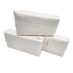 Serwetki białe jednowarstwowe 1/8 400szt.