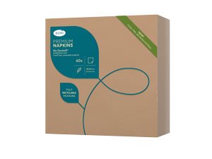 Serwetki Flizelinowe Brązowe, Beżowe 60szt Duni