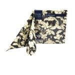 Serwetki flizelinowe beautiful floral Czarno Złote 50szt Paw