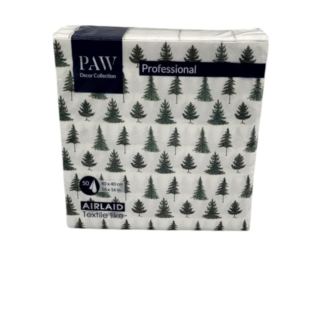 Serwetki Flizelinowe Conifer Forest Paw 50szt