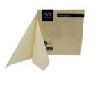 Serwetki Flizelinowe Kremowy Ecru 50szt Paw