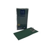 Kieszonki Zielone Flizelinowe na sztućce 25szt. Paw