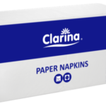 Serwetki papierowe białe 33x33 500szt 1w Clarina