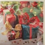 Serwetki papierowe - świąteczne "prezenty" 33x33 20szt