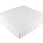 Serwetki białe Gastronomiczne Ząbkowane 15x15 120szt. Aha