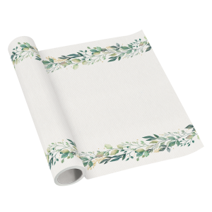 Bieżnik Flizelinowy Zielone Listki 5m Paw