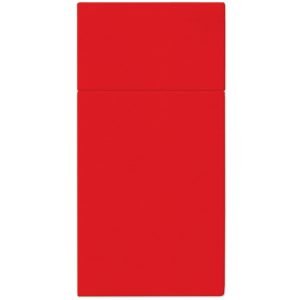 Kieszonki Flizelinowe na sztućce Czerwone 50szt. Paw