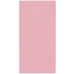 Kieszonki Różowe Flizelinowe na sztućce 25szt. Paw