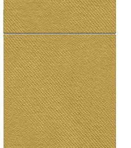 Kieszonki Złote Flizelinowe na sztućce 25szt. Paw