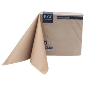 Serwetki Flizelinowe Beżowe 50 szt Paw