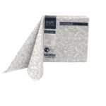 Serwetki Flizelinowe baroque etiude Srebrne 50szt. Paw