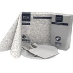 Serwetki Flizelinowe baroque etiude Srebrne 50szt. Paw - obrazek 2