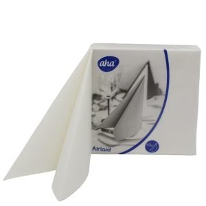 Serwetki Fizelinowe Białe 50szt Aha