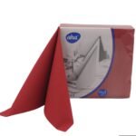 Serwetki Flizelinowe Bordowe 50szt Aha