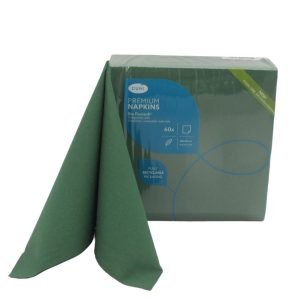 Serwetki Flizelinowe Zielone 60szt Duni