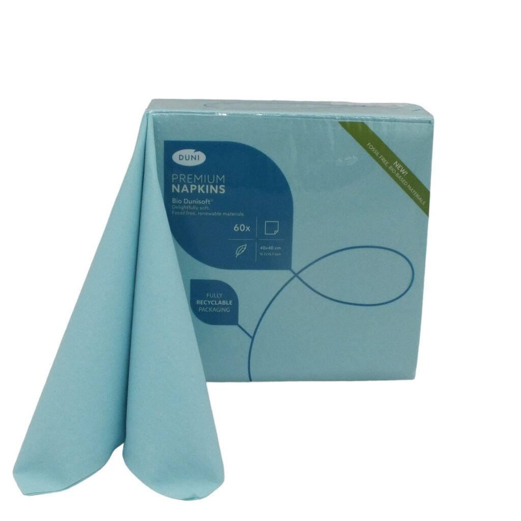 Serwetki Flizelinowe Niebieskie 60szt Duni