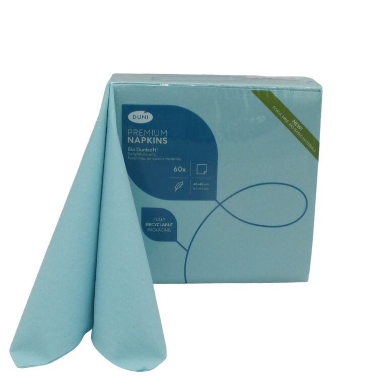 Serwetki Flizelinowe Niebieskie 60szt Duni