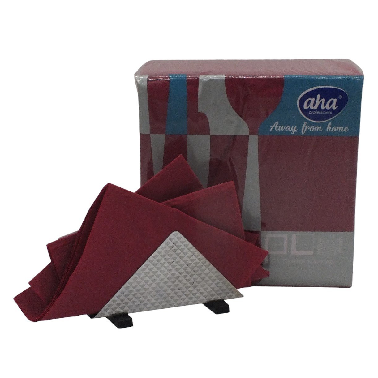 Serwetki Papierowe Bordowe 40x40 100 szt 3w