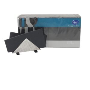 Serwetki papierowe Czarne 33x33 250szt 2w