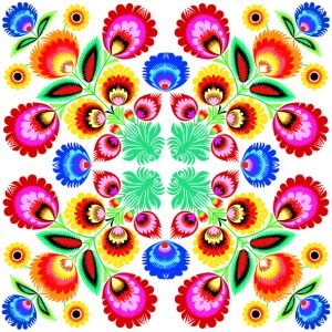 Serwetki papierowe Folkowe 33x33 3w 20szt ED-084