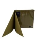 Serwetki Flizelinowe Oliwkowe 50szt Paw