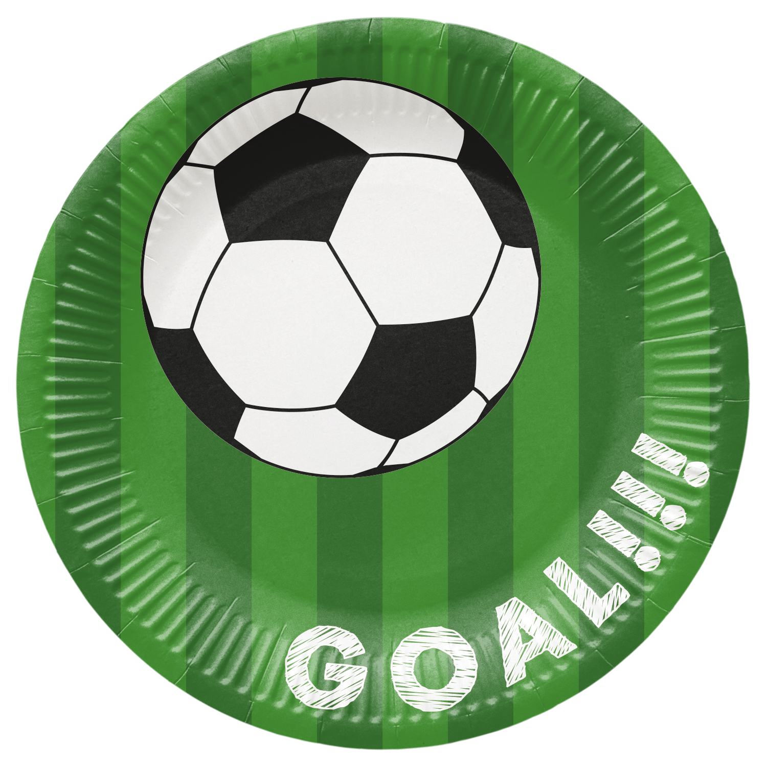 Talerzyki Papierowe Piłka Nożna 8szt., średnica 23cm Paw