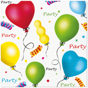 Serwetki Papierowe Baloniki 33x33 20szt