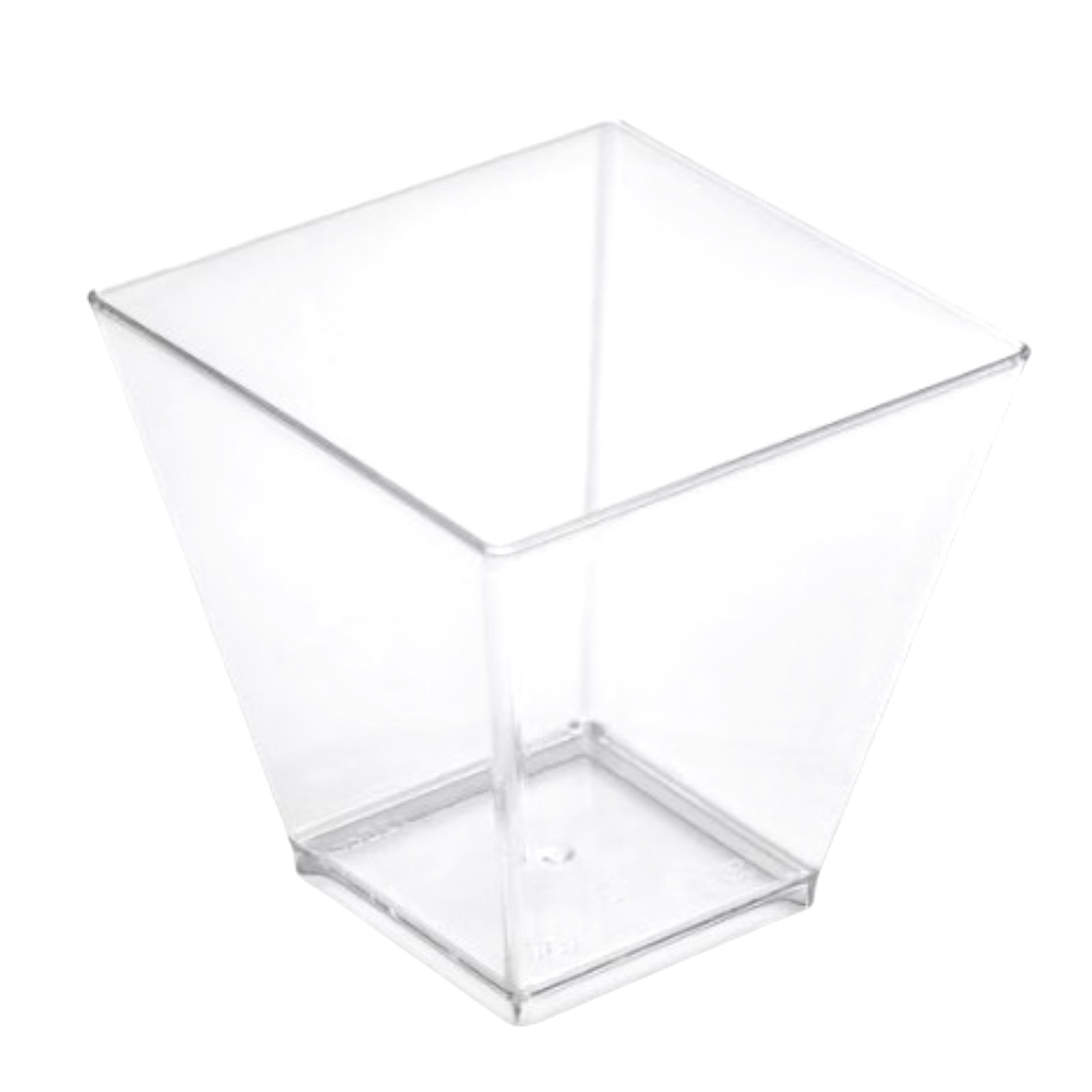 Finger Food Pojemnik na deserki kwadrat 120ml, 24szt.