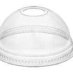 Wieczko/Pokrywka wypukła z dziurką do kubka 300ml i 400ml, 50szt.