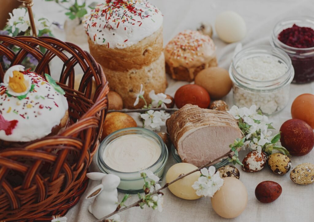 Serwetki flizelinowe dekoracja Wielkanocnego stołu