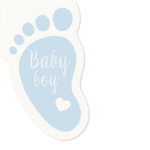 Serwetki Flizelinowe Stópka Niebieska 50szt Paw