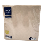 Serwetki flizelinowe beżowe Paw 40x40 cm - 50 szt