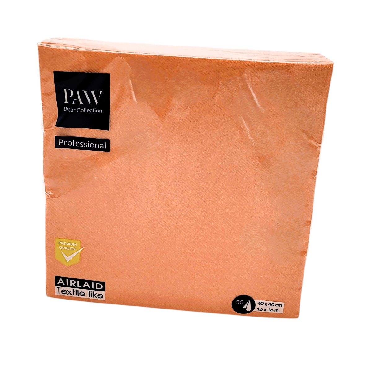 Serwetki Flizelinowe Brzoskwiniowy 50szt Paw