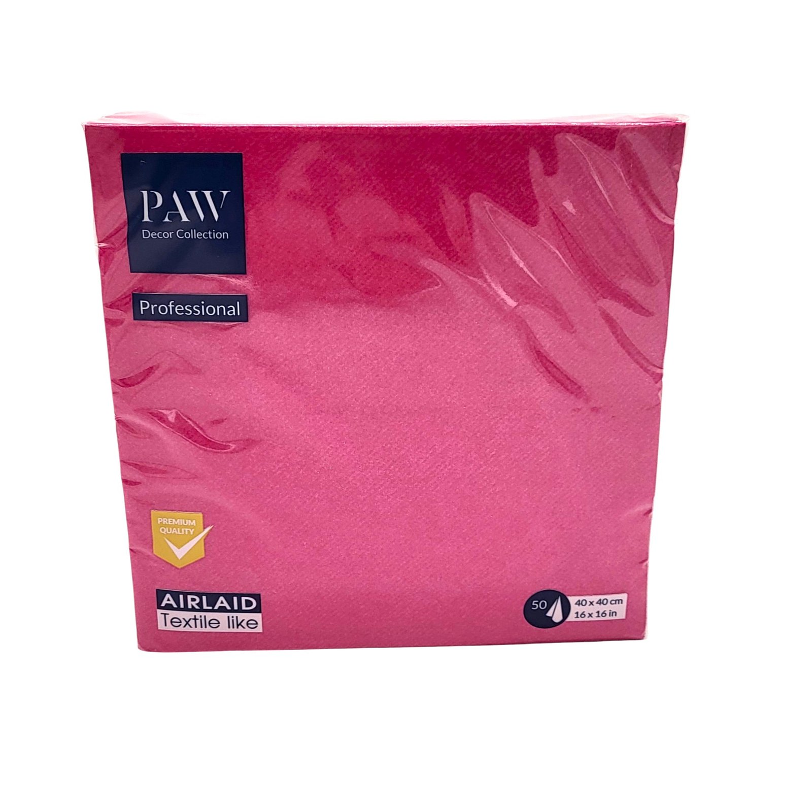 Serwetki Flizelinowe Fuksja 50szt Paw