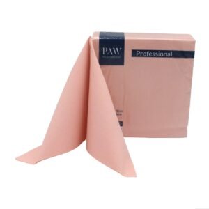 Serwetki Flizelinowe Pudrowy Róż 50szt Paw