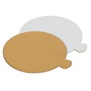 Podkładki z uchwytem "monoporcja" (730 gr./m2) okrągłe Ø 8 cm