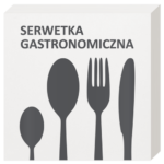 Serwetki białe gastronomiczne proste 17x17 500szt.