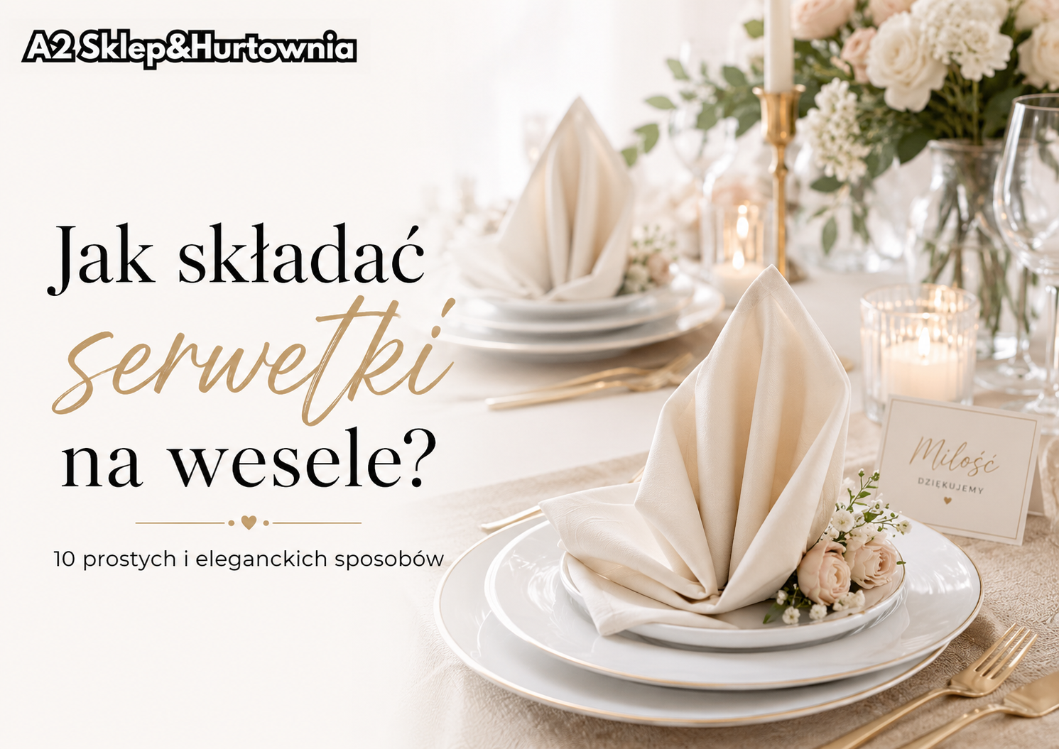 jak samodzielnie składać serwetki na ślub i wesele w 2026 - poradnik